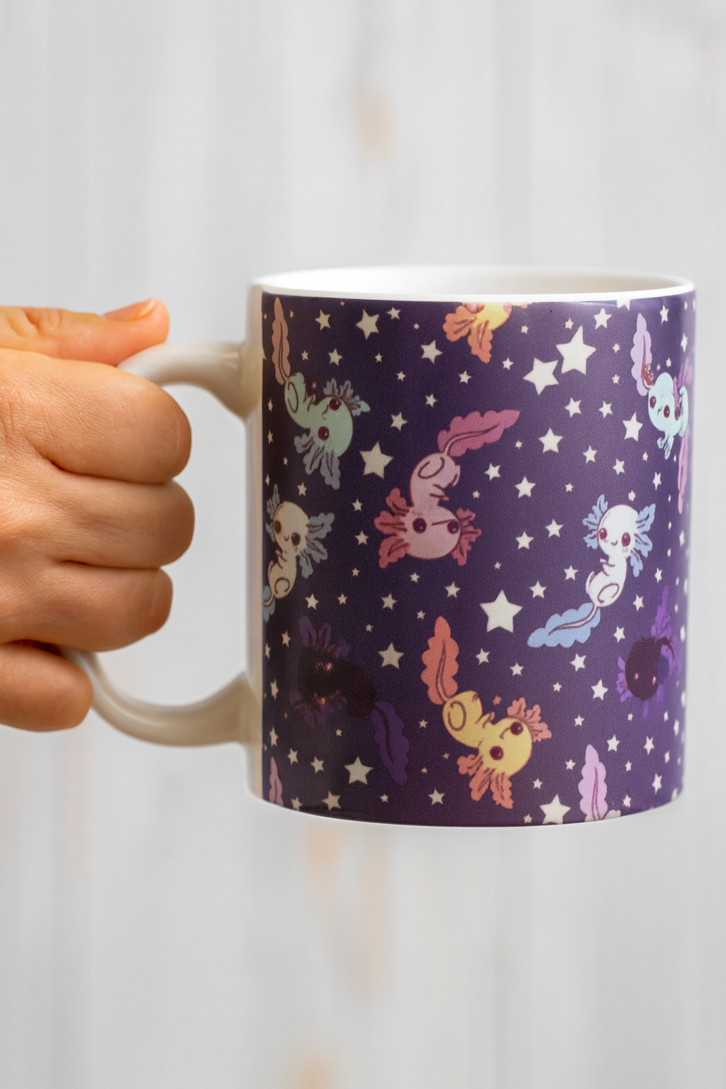 Midnight Dream Axolotl Mug