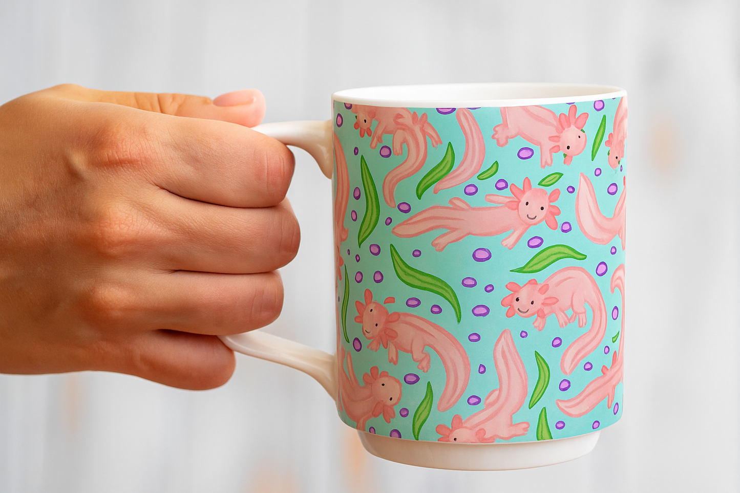 Axolotl Mug - Floating Bliss
