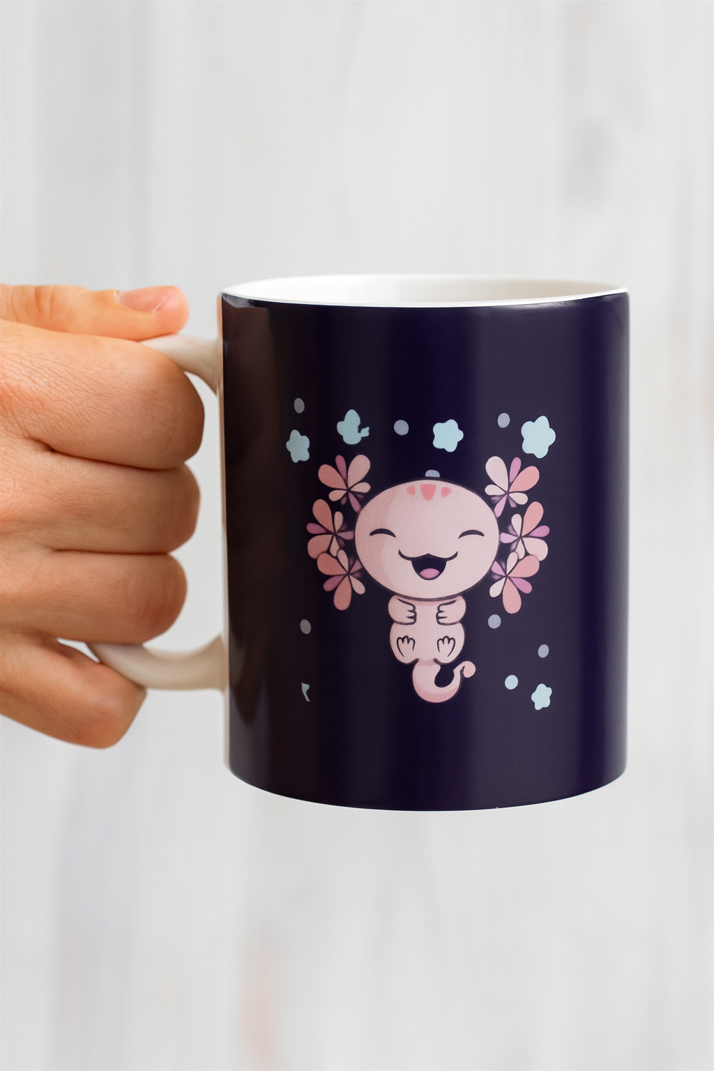 Blossom Axolotl Serenity Mug