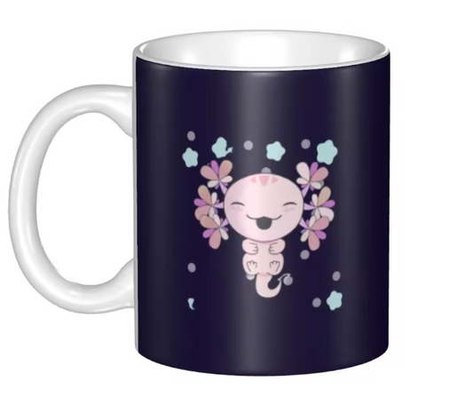 Blossom Axolotl Serenity Mug
